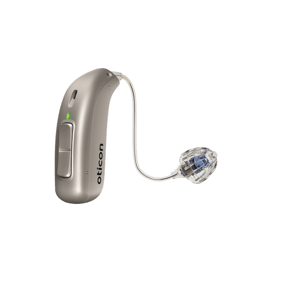 Oticon Zircon 1 miniRite R - apparecchio acustico retroauricolare RIC (ricevitore/altoparlante nel canale) ricaricabile